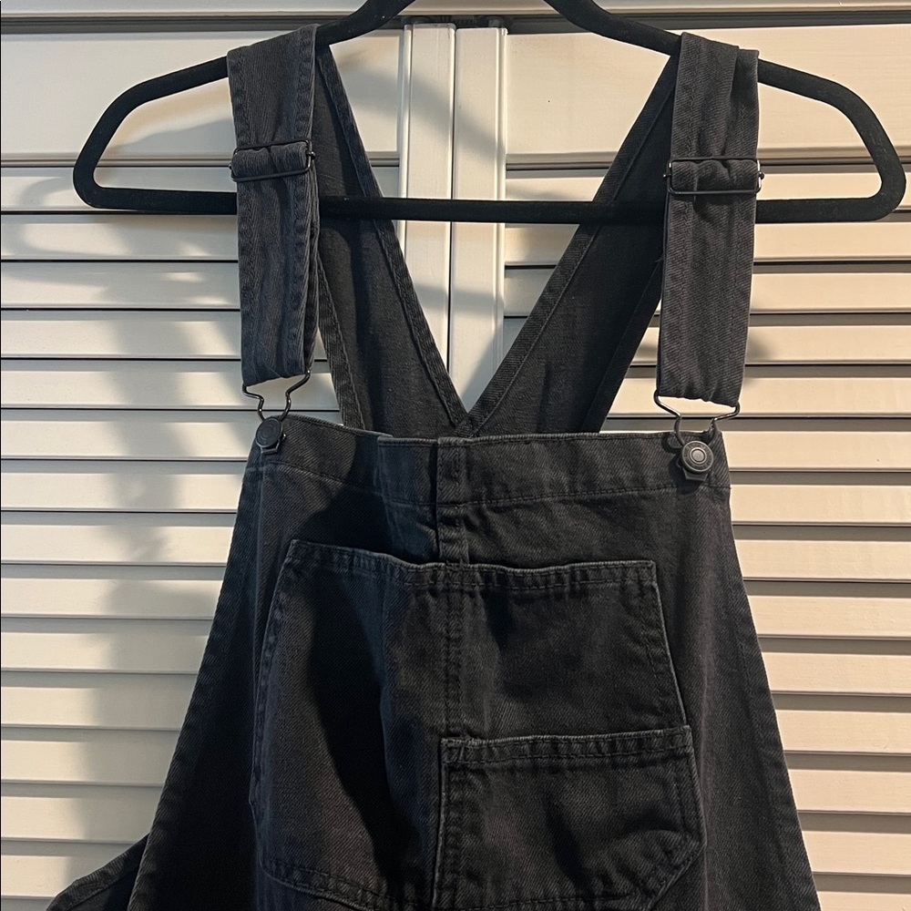 Free People Black Denim Overalls - Picture 6 of 13